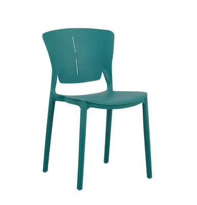 Bom preço 4.5 kg Cadeira de jantar de plástico moderno leve com base de pé cilíndrica sólida e design empilhável para cafés e áreas de espera on-line