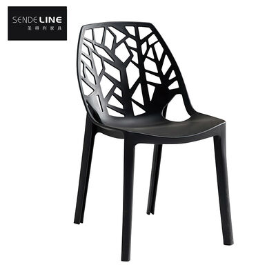 Bom preço Cadeira de plástico moderna Opção de assento ergonômico contemporâneo Ideal para lounges de cafés e salas de reuniões on-line