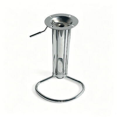 Bom preço Acessórios de banquinhas com bandeja circular de 160 mm, altura de 375 mm e construção de ferro durável para rotação estável on-line