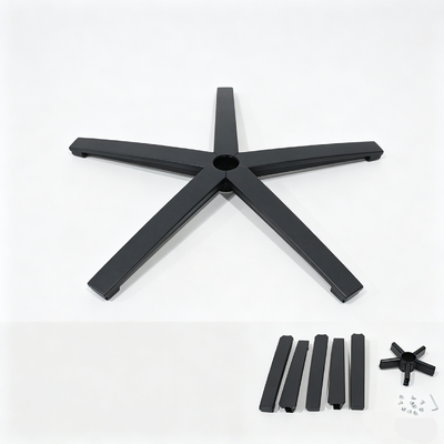 Bom preço Base de cadeira desmontável de cinco estrelas com diâmetro de 700 mm e pressão estática de 1136 kg para cadeiras giratórias de escritório On-line